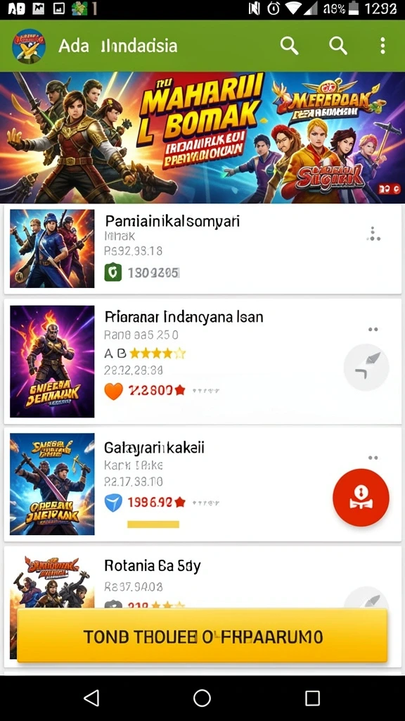 555f - Tampilan grafis yang menarik dan penuh warna.