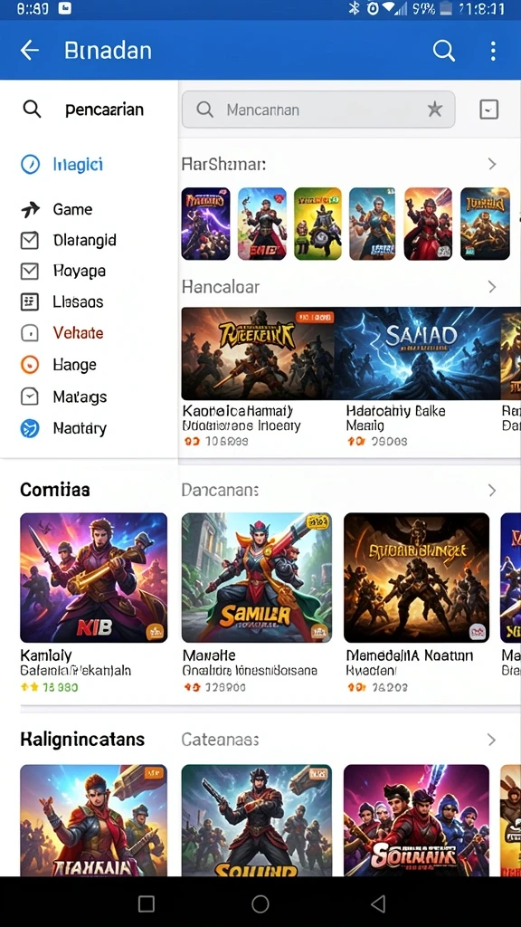 8728slots - Tampilan antarmuka pengguna yang menarik dan intuitif.