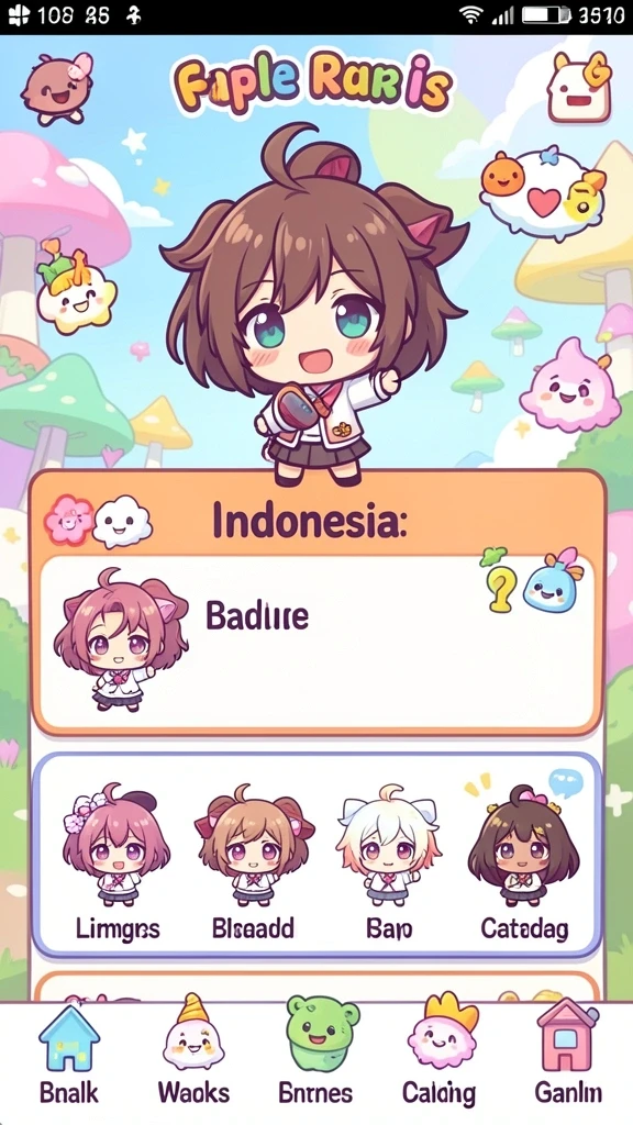 coloksgp - Beragam karakter lucu untuk dimainkan.