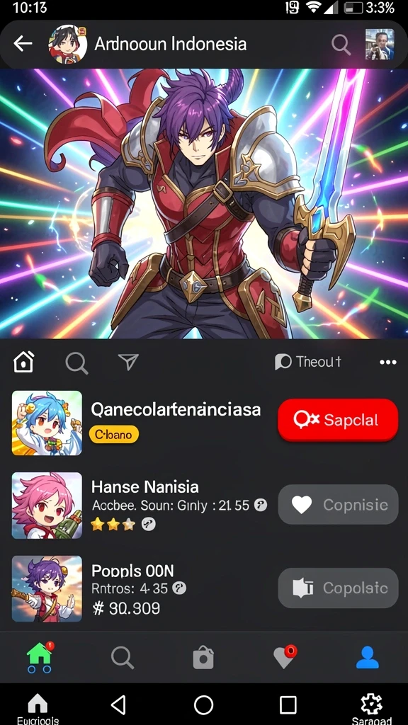 nanastoto - Screenshot menampilkan antarmuka permainan yang menarik.