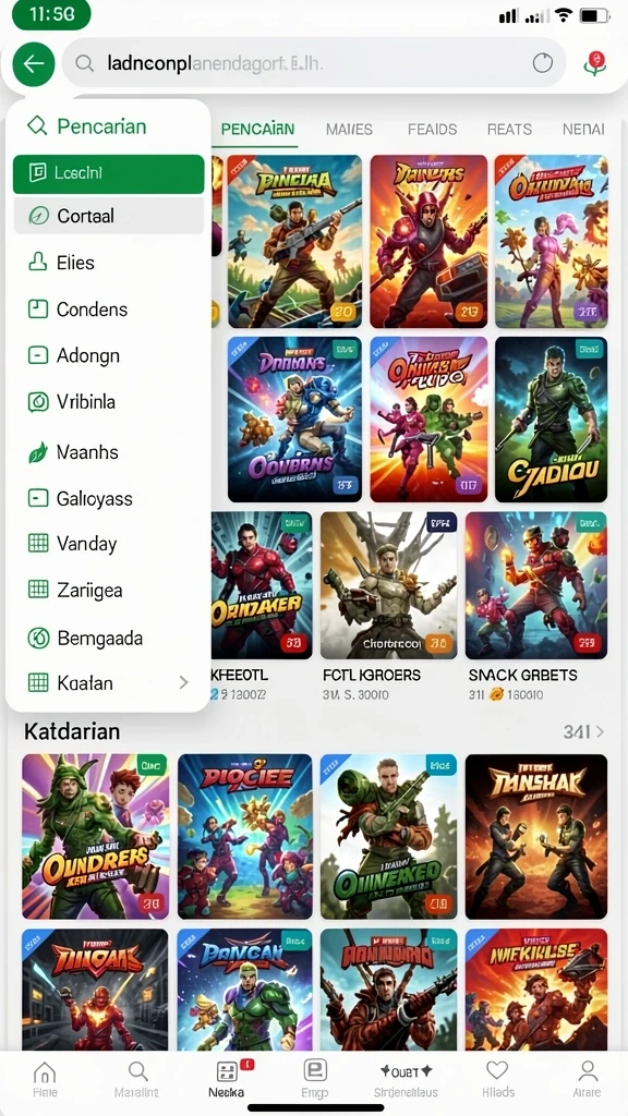rebahin - Tampilan awal game yang menarik dan berwarna.