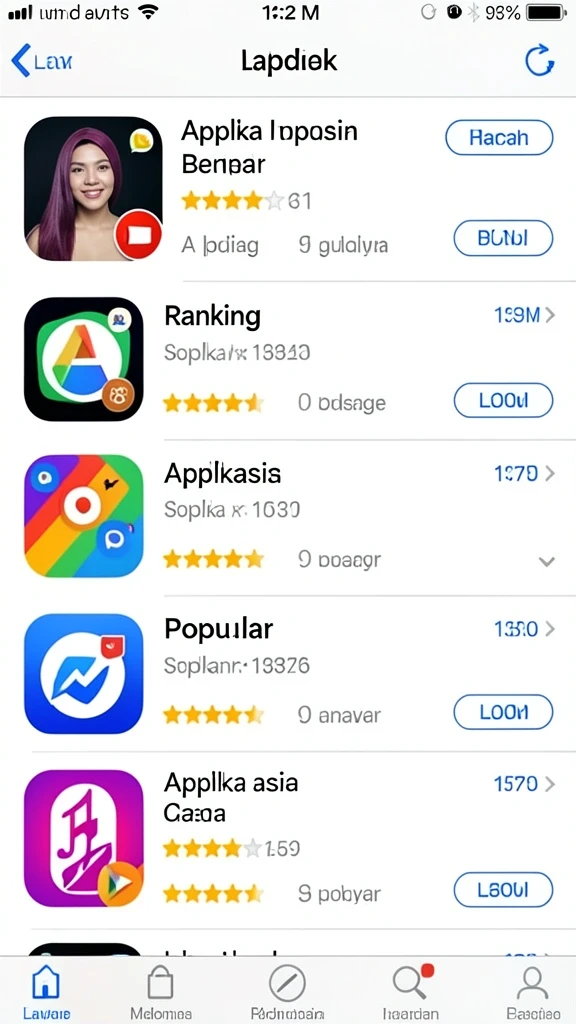 rich7 - Tampilan awal yang menarik dan intuitif.