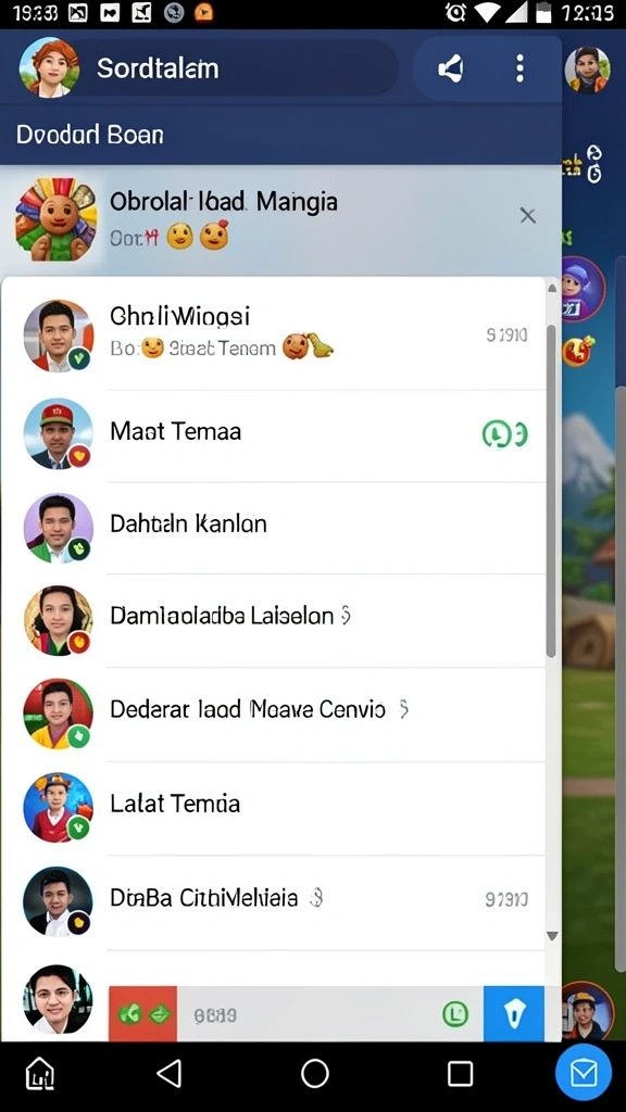 senior4d - Fitur sosial yang memungkinkan interaksi antar pengguna.